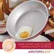 Rachael Ray Create Delicious Aluminum Nonstick Cookware Induction Cookware Set, 13-Piece, Red Shimmer