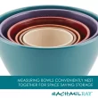 Rachael Ray Cucina Hard Enamel Nonstick Cookware and Measuring Cup Set, 18-Piece, Agave Blue