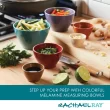 Rachael Ray Cucina Hard Enamel Nonstick Cookware and Measuring Cup Set, 18-Piece, Agave Blue