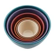 Rachael Ray Cucina Hard Enamel Nonstick Cookware and Measuring Cup Set, 18-Piece, Agave Blue