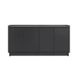 Prepac Finnley Sideboard Cabinet Buffet Cabinet, Black Prepac Finnley Sideboard Cabinet Buffet Cabinet, Black