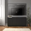 Prepac Finnley Sideboard Cabinet Buffet Cabinet, Black Prepac Finnley Sideboard Cabinet Buffet Cabinet, Black