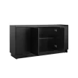 Prepac Finnley Sideboard Cabinet Buffet Cabinet, Black Prepac Finnley Sideboard Cabinet Buffet Cabinet, Black