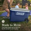 Coleman Classic Series 62-Quart Wheeled Cooler, Twilight Coleman Classic Series 62-Quart Wheeled Cooler, Twilight