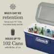 Coleman Classic Series120-Quart Hard Cooler, Twilight Coleman Classic Series120-Quart Hard Cooler, Twilight