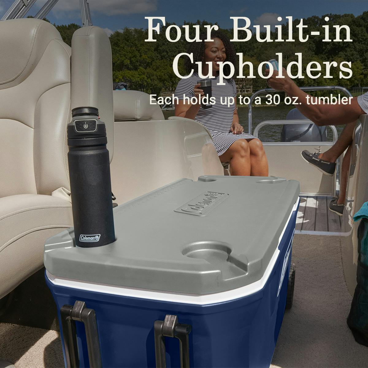 Coleman Classic Series 100-Quart Wheeled Cooler, Twilight Coleman Classic Series 100-Quart Wheeled Cooler, Twilight - Image 5