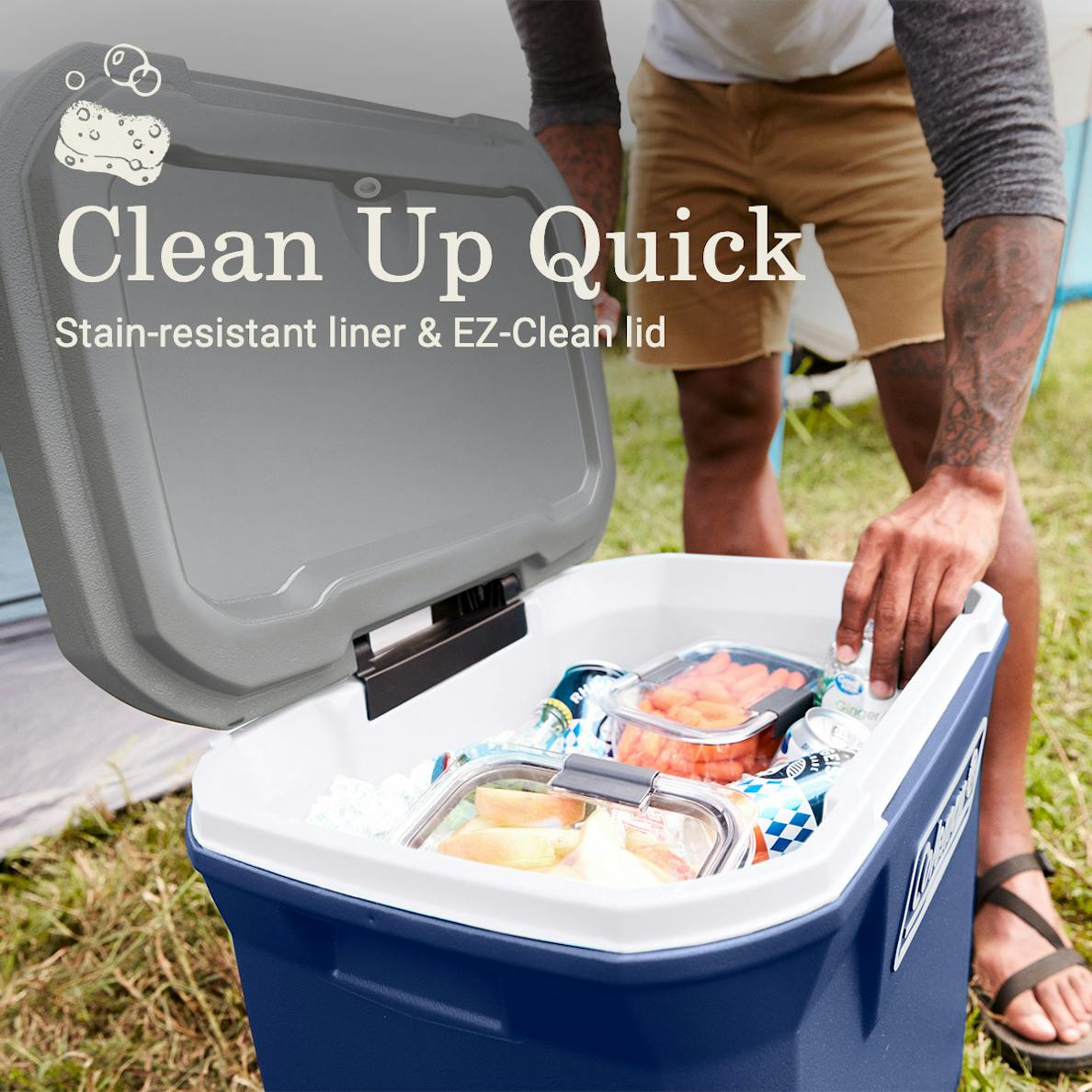 Coleman Classic Series 65-Quart Wheeled Cooler, Twilight Coleman Classic Series 65-Quart Wheeled Cooler, Twilight - Image 7