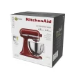 KitchenAid Deluxe 4.5 Stand Mixer, Empire Red with Flat Beater, Dough Hook, Whip