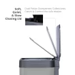 Home Zone Living 18.5 gal/70 Liter Kitchen Garbage Can Stainless Steel, Ocean Fog Home Zone Living 18.5 gal/70 Liter Kitchen Garbage Can Stainless Steel, Ocean Fog