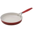 The Pioneer Woman 25-Piece Ceramic Nonstick Aluminum Cookware Set, Ombre Red