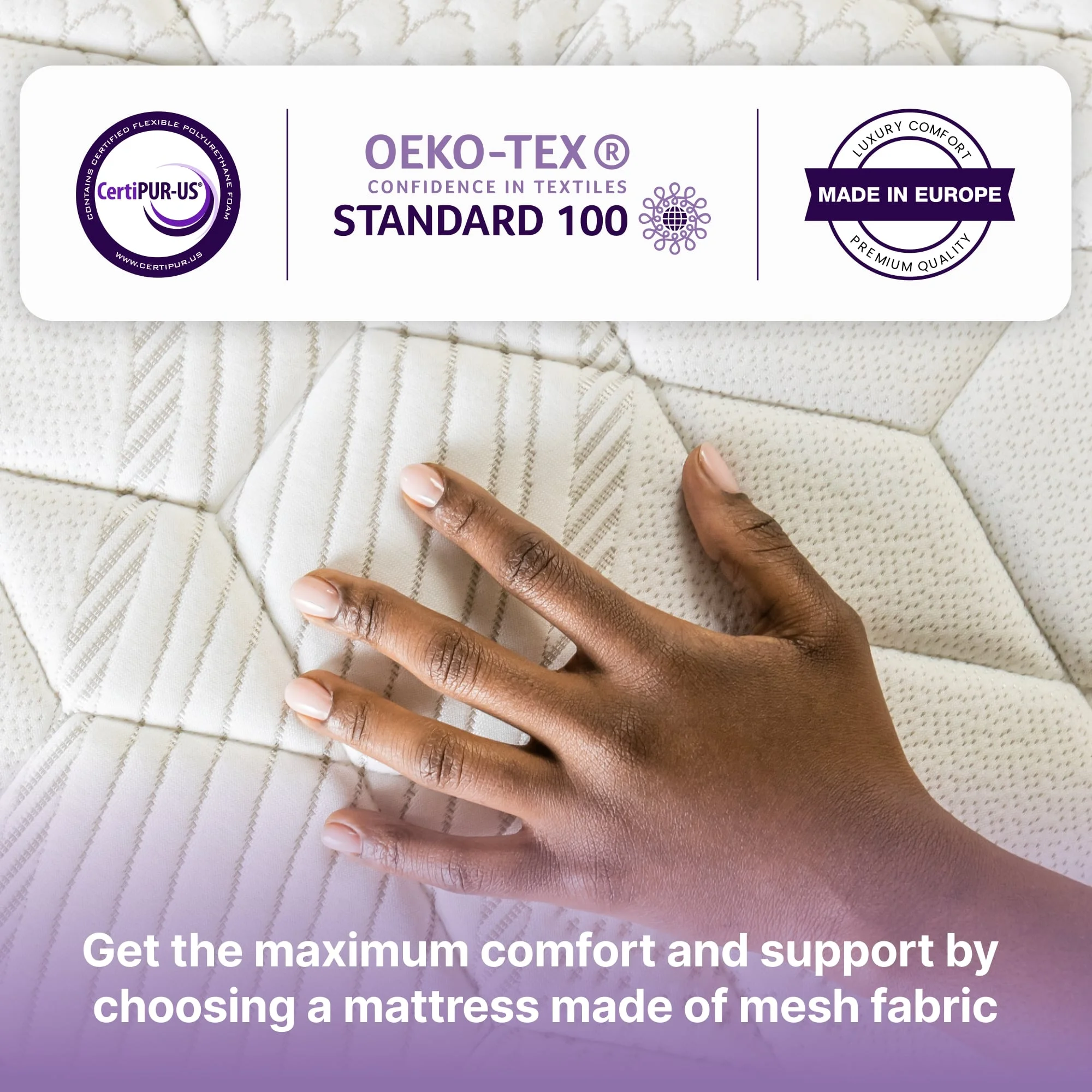 NapQueen Victoria 10" Cooling Gel Hybrid Mattress Full NapQueen Victoria 10" Cooling Gel Hybrid Mattress Full - Image 13