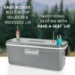 Coleman Classic Series 150-Quart Hard Cooler, Rock Gray Coleman Classic Series 150-Quart Hard Cooler, Rock Gray