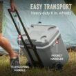 Coleman Classic Series 65-Quart Wheeled Cooler, Rock