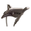 BRIGHT SHOWERS Shower Head Combo with Two Spray Setting , Fixed Shower Head and Handheld with Grey Face, Brushed Nickel