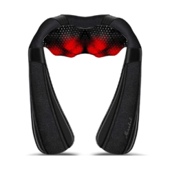Mirakel Neck Massager, Shiatsu Back Neck Massager with Heat, Electric Shoulder Massager Pillow