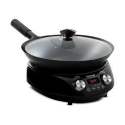 Nuwave Induction Wok, 3 Wattages 600, 900 & 1500, Precise Temp Controls from 100°F to 575°F in 5°F