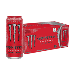 Monster Energy Ultra Red, Sugar Free Energy Drink, 16 Ounce (Pack of 15)