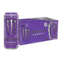 Monster Energy Ultra Violet, Sugar Free Energy Drink, 16 Ounce (Pack of 15)