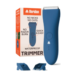 MERIDIAN Body Hair Trimmer for Men, Pubic Hair Trimmer Balls, Body Shaver for Men Groin Safe, Electric Ball Shavers - Ocean
