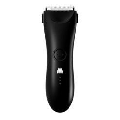 MERIDIAN Body Hair Trimmer for Men, Pubic Hair Trimmer Balls, Body Shaver for Men Groin Safe, Electric Ball Shavers - Onyx