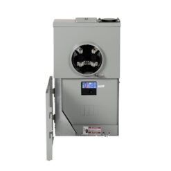 Eaton Type BR 200 -Amp 4 -Spaces 8 -Circuit Outdoor Main breaker meter combo Load Center