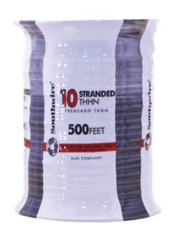 Southwire 500-ft 10 -AWG Black Stranded Copper THHN wire ( By-the-roll )