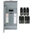 Square D Homeline 200 -Amp 30 -Spaces 60 -Circuit Outdoor Main breaker Plug-On Neutral Load Center (Value Pack)
