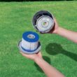 Intex 10-Feet x 10-Feet x 30-Inches Metal frame Round Above-Ground Pool with Filter Pump with Pool Cover