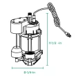 Zoeller 1/2-HP 115-Volt 60-GPM Cast Iron Submersible Sump Pump Zoeller 1/2-HP 115-Volt 60-GPM Cast Iron Submersible Sump Pump