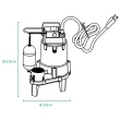 Zoeller 1/2-HP 115-Volt 103-GPM Cast Iron Sewage Sump Pump Zoeller 1/2-HP 115-Volt 103-GPM Cast Iron Sewage Sump Pump