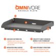 Blackstone 22" Culinary Omnivore X-Frame Griddle 362-Sq in Black Powder-coated Steel Portable Liquid Propane Grill Blackstone 22