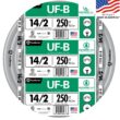 Southwire 250-Feet 14 / 2 Solid UF-B Wire W/G ( By-the-roll )