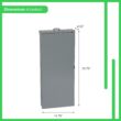 Square D Homeline 200 -Amp 30 -Spaces 60 -Circuit Outdoor Main breaker Plug-On Neutral Load Center (Value Pack)