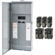 Square D Homeline 200 -Amp 30 -Spaces 60 -Circuit Outdoor Main breaker Plug-On Neutral Load Center (Value Pack)