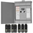 Square D Homeline 125 -Amp 12 -Spaces 24 -Circuit Outdoor Main breaker Plug-On Neutral Load Center (Value Pack)