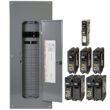 Square D 200 -Amp 40 -Spaces 80 -Circuit Indoor Main breaker Plug-On Neutral Load Center (Value Pack)