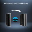 Renogy 2.0 -Module 41.8-Inches x 20.9-Inches 200.0-Watts Solar Panel