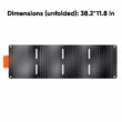 Jackery SolarSaga 40W Mini Solar Panel 11.8-in x 9.9-in x 1.18-in 40-Watt Portable Solar Panel