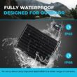Renogy Monocrystalline 24.8-in x 20-in x 2.8-in 100-Watt Portable Solar Panel Renogy Monocrystalline 24.8-in x 20-in x 2.8-in 100-Watt Portable Solar Panel