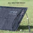 EcoFlow 110W Solar Panel 23.3-in x 13.5-in x 0.8-in 110-Watt Portable Solar Panel