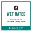 Hinkley Forge 1 -Light 17.5-in H Brushed Aluminum Hardwired Dark Sky Outdoor Wall Light