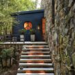 Hinkley Porter 1 -Light 22-in H Antique Black Hardwired Outdoor Wall Light