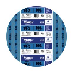 Southwire 100-ft 14 / 3 / Romex SIMpull Solid Indoor CU NM-B W/G Individual pack ( By-the-roll )
