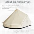 Outsunny Polyester 10 -Person Screen tent