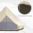 Outsunny Polyester 10 -Person Screen tent