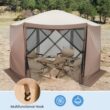 BABOOM Pop Up Canopy Tent Polyester 6 -Person Screen tent
