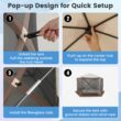 BABOOM Pop Up Canopy Tent Polyester 6 -Person Screen tent