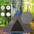 Outsunny Polyester 6 -Person Screen tent