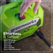 Greenworks 1800 PSI 1.2-GPM Cold Water Electric Pressure Washer with 2 Spray Tips