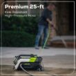 Greenworks 1900 PSI 1.2-GPM Cold Water Electric Pressure Washer with 4 Spray Tips